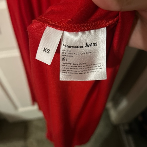 Reformation long sleeve flare midi dress - Picture 9 of 9